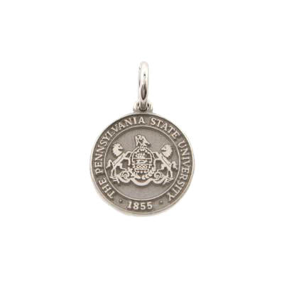 Small Silver Penn State Seal Charm