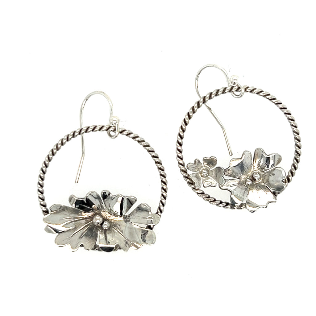 Blossom Collection Circle Earrings