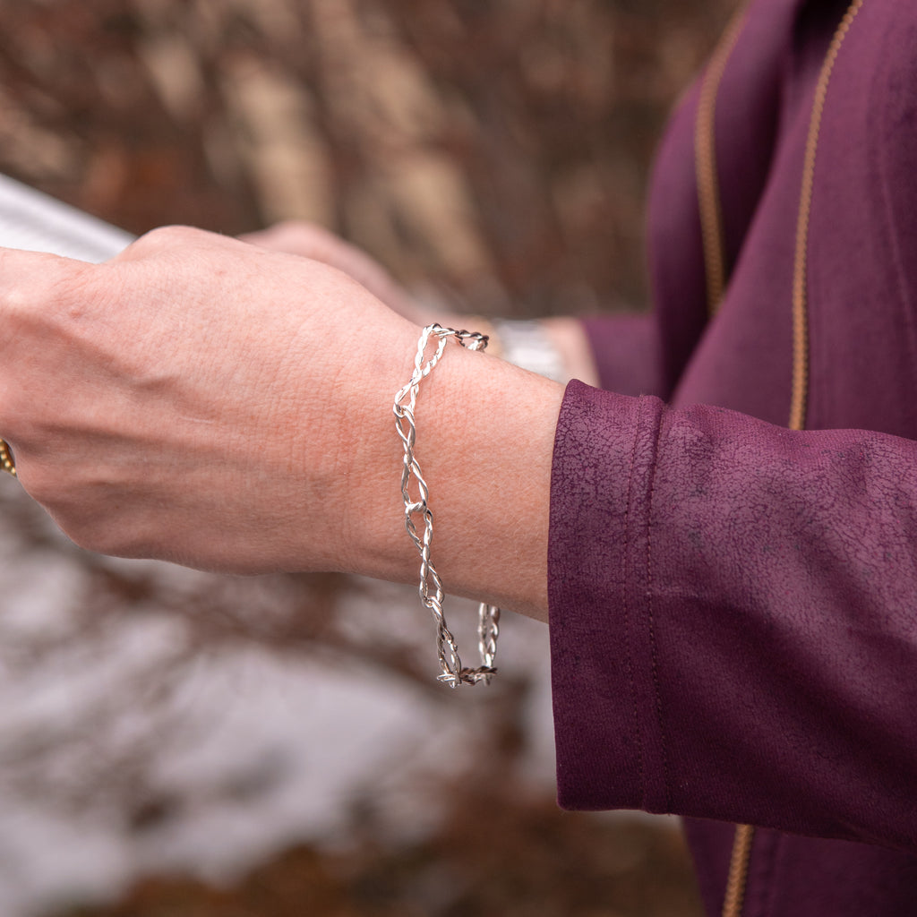 Infinity Link Bracelet-Silver