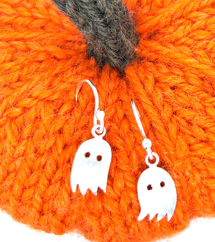 Silver Ghost Earrings