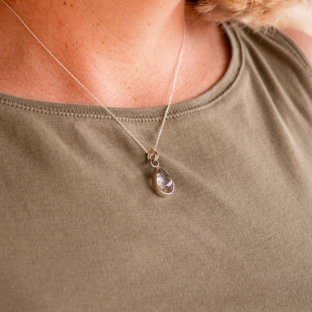 Tourmalated Quartz Necklace