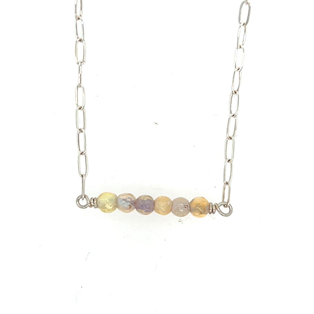 Beaded Bar Necklace