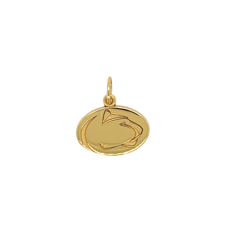 Lion Logo Charm Gold Plate