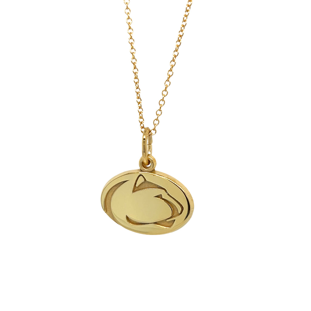 Lion Logo Necklace Gold Plate