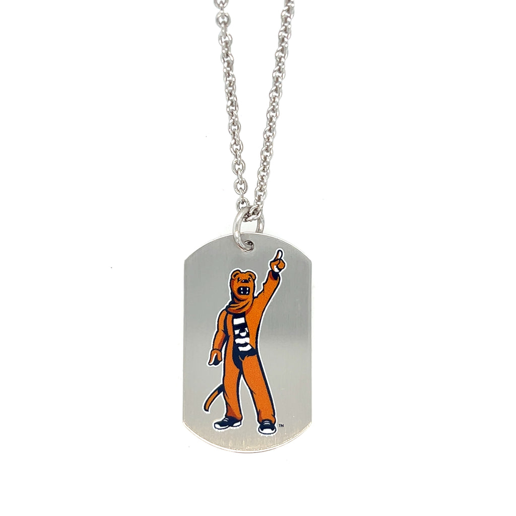Large Nittany Lion Mascot Necklace with Signature