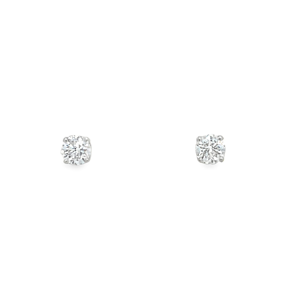 Diamond Stud Earrings .72ct TW