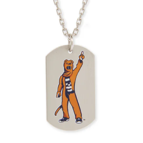 Large Nittany Lion Mascot Necklace with Signature