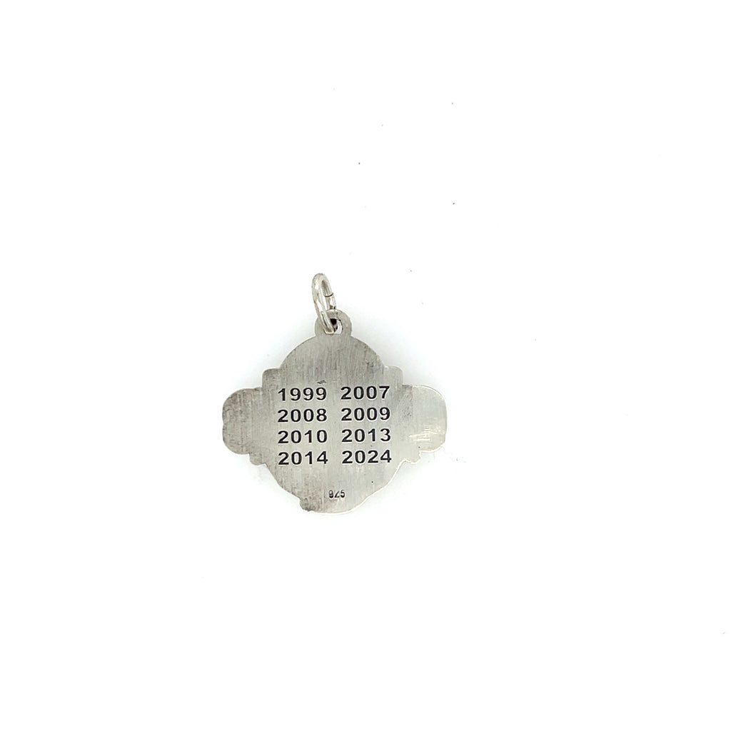 Antiqued Silver PSU Women’s Volleyball National Champion Charm