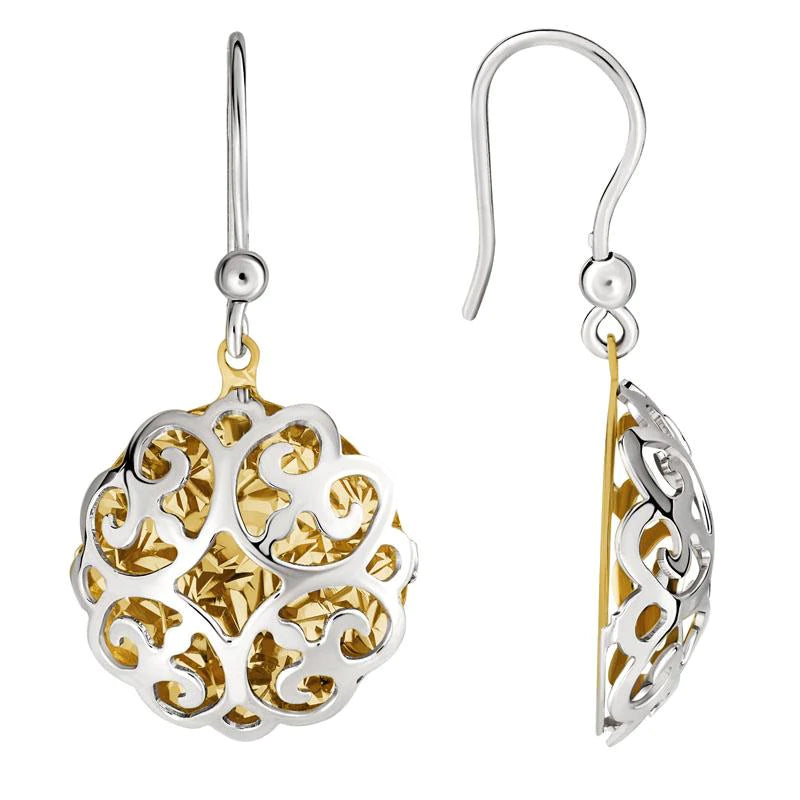 Cone Filigree Dangle Earrings